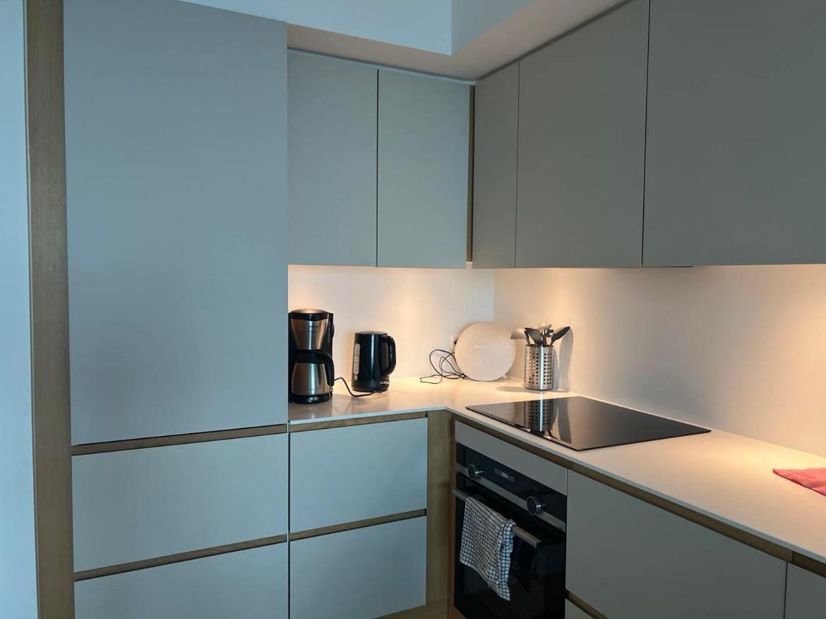 26-Etage Lejlighed Med Utrolig Havudsigt Århus Exterior foto