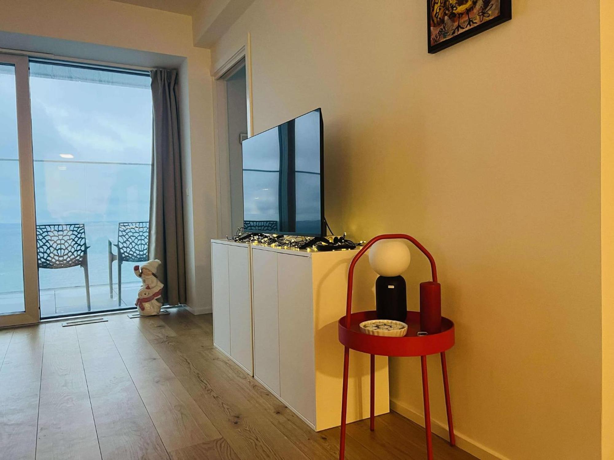 26-Etage Lejlighed Med Utrolig Havudsigt Århus Exterior foto
